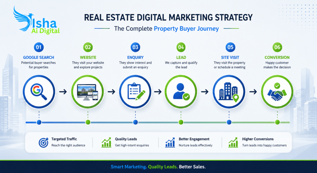 Real estate digital marketing strategy and lead generation funnel and Digital Marketing Services for Real Estate