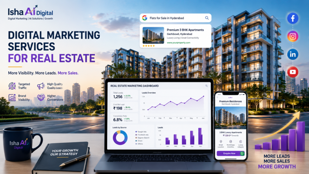 Digital marketing services for real estate